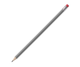 Pencil with rubber