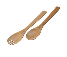 Bamboo salad servers Capua