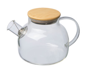 Glass jug with bamboo lid Frankfurt