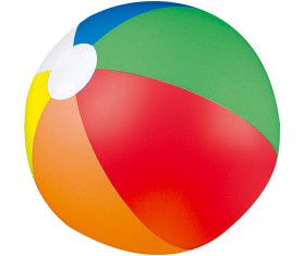 Multicolour beach ball Palm Springs