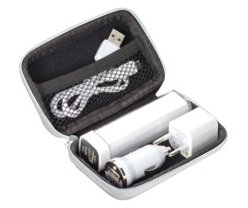 Travel set - Powerbank, EU Plug, USB Charger