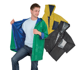 Impermeable reversible con capucha Nanterre