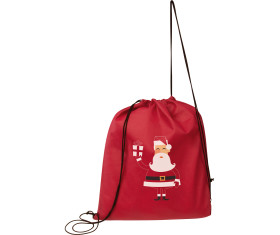 Bolsa deportiva con diseño navideño.