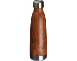 Botella de acero inoxidable con aspecto de madera Tampa